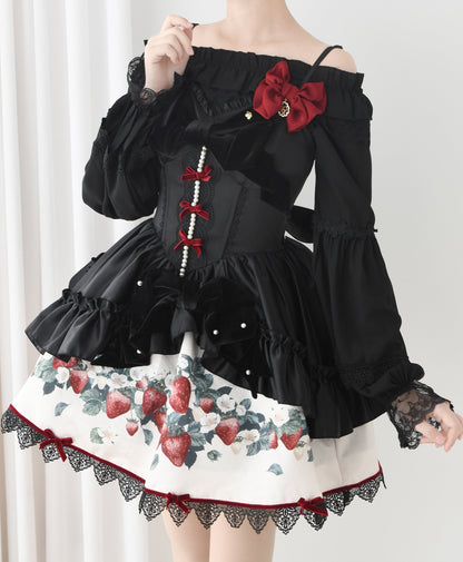 DMFS Lolita - Chiffon Off-Shoulder Classic Lolita Blouse