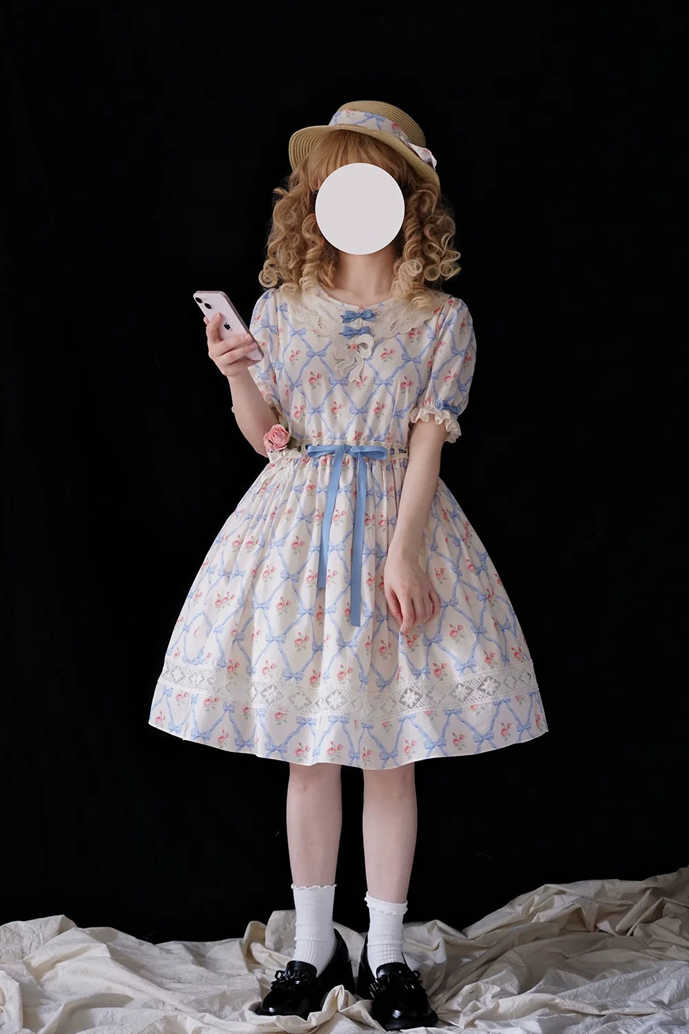 Miss Point - Customized Elegant Lolita OP Dress Cute Daily Girl Short Lolita Dress