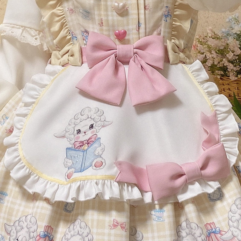 Cinderella - Goat Baa Bedtime Story - SheepPrint Kawaii Lolita JSK