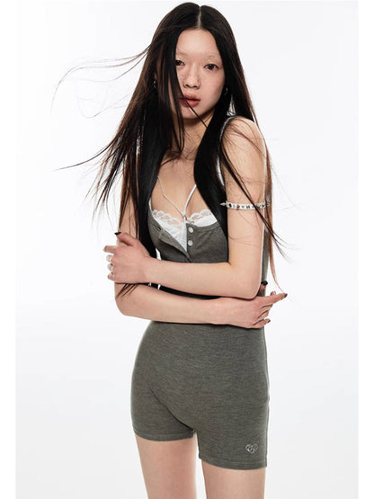 Sexy suspender jumpsuit【s0000007033】