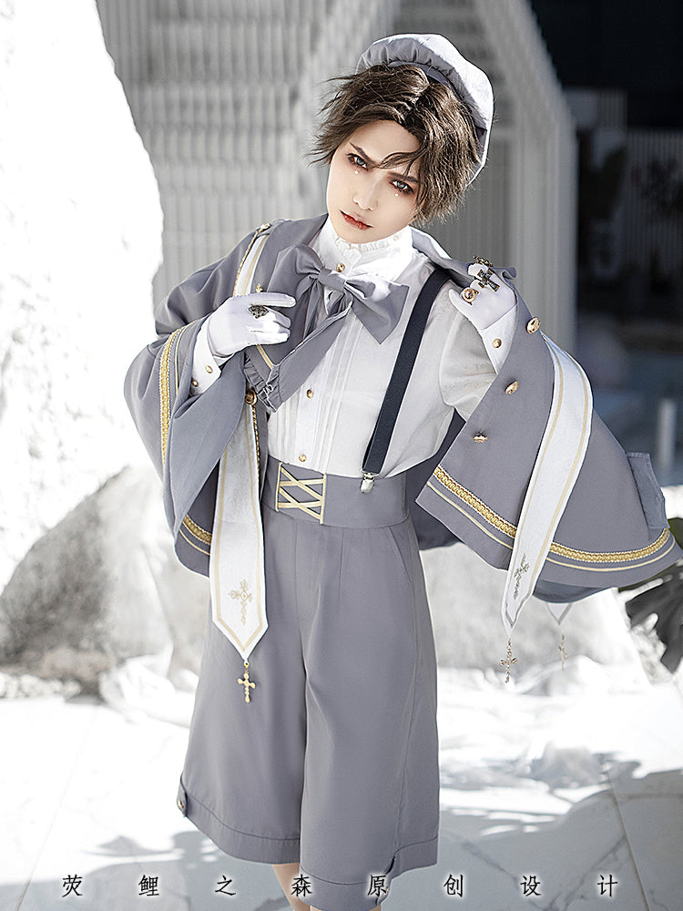 Forest Fluorescent Carps - Choir - Ouji Lolita Suits Multicolor