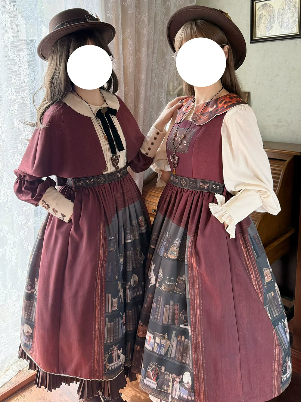 Miss Point - German Bookshelf - Classic Lolita Printed JSK Dress
