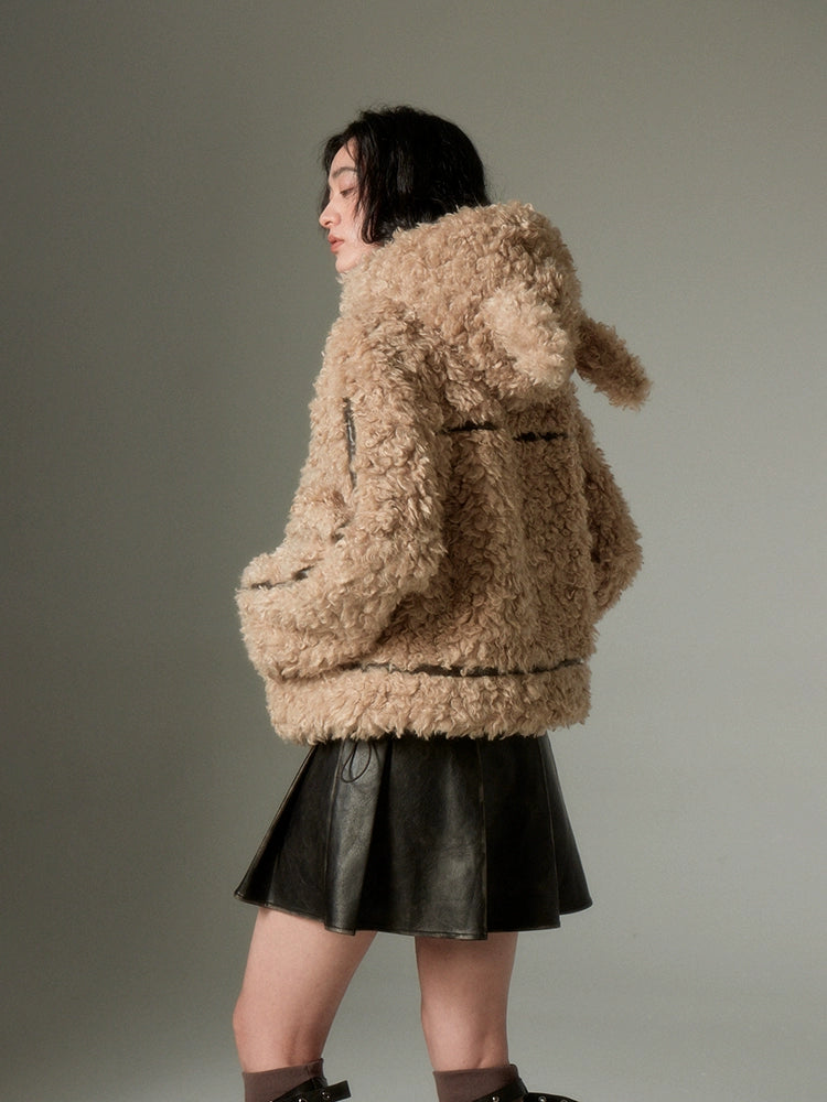 Rabbit Ears Eco-friendly Fur Jacket【s0000004247】