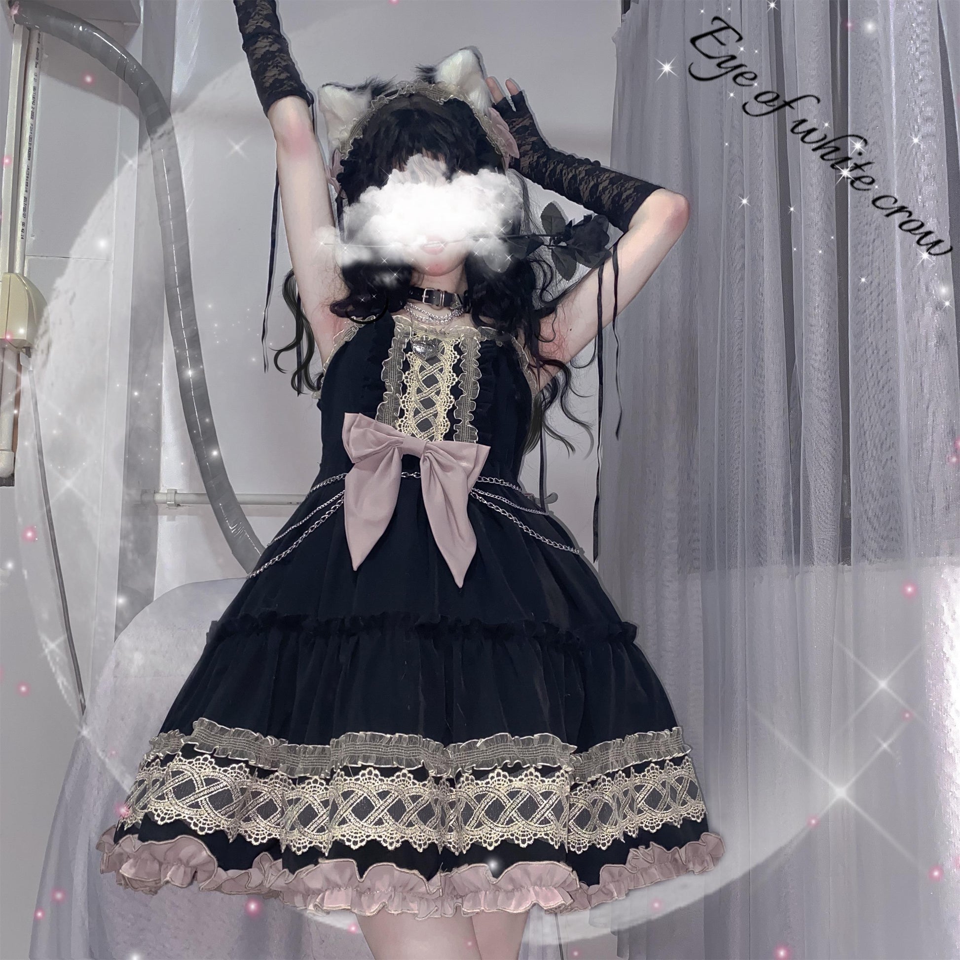 Eye of  White Crow - Dairy Lolita Dress Hot Girl JSK