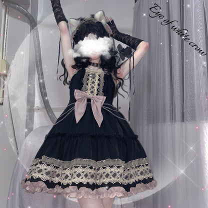 Eye of  White Crow - Dairy Lolita Dress Hot Girl JSK