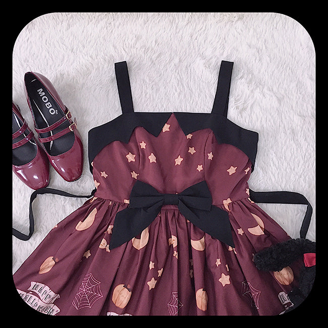 Cheese Cocoa - Vampire Cat - Normal Waist Lolita Halloween JSK Dress