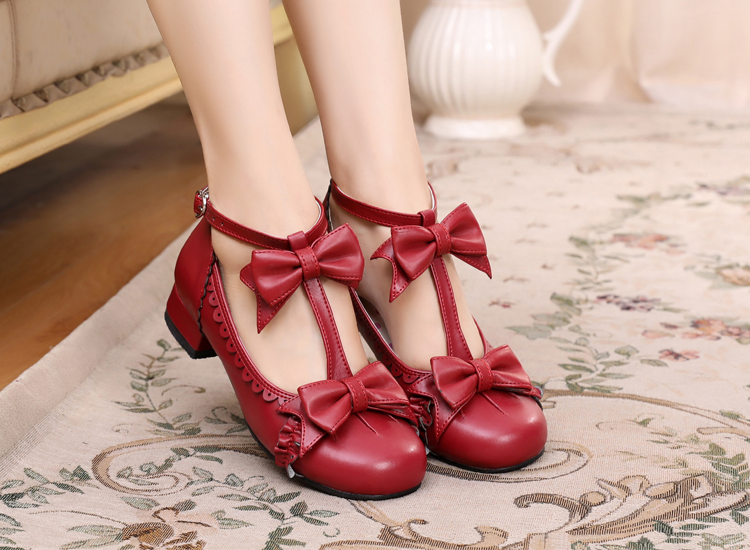 Sosic - Mengjiang Kiri - Sweet Lolita Gorgeous Leather Shoes