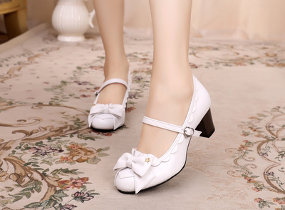 Sosic - Ode to Luan - Sweet Lolita High Heel Bow Shoes