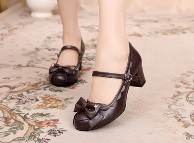 Sosic - Ode to Luan - Sweet Lolita High Heel Bow Shoes