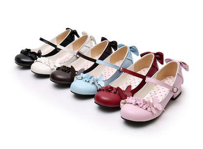 Sosic - Stand Still and Don't Fly - Daily Sweet Lolita Round Toe Handmade Shoes