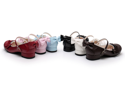 Sosic - Stand Still and Don't Fly - Daily Sweet Lolita Round Toe Handmade Shoes