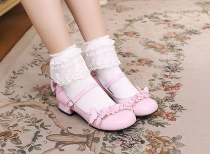 Sosic - Stand Still and Don't Fly - Daily Sweet Lolita Round Toe Handmade Shoes