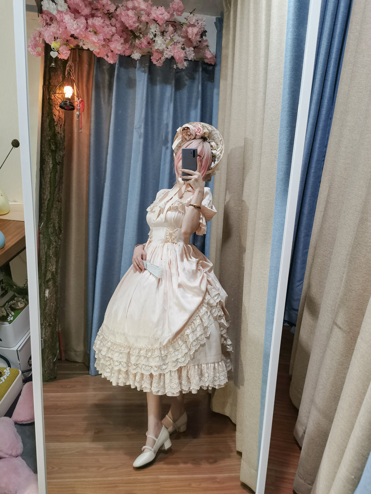 Sweet Wood - CLA Vintage French Lolita OP Dress