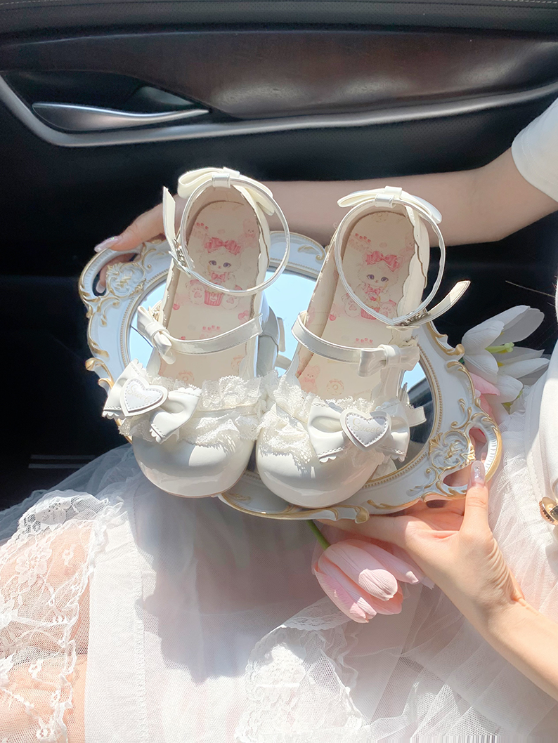 Aimee - Sakura - Sweet Lolita Heels Cute Mid-heel Mary Jane Shoes