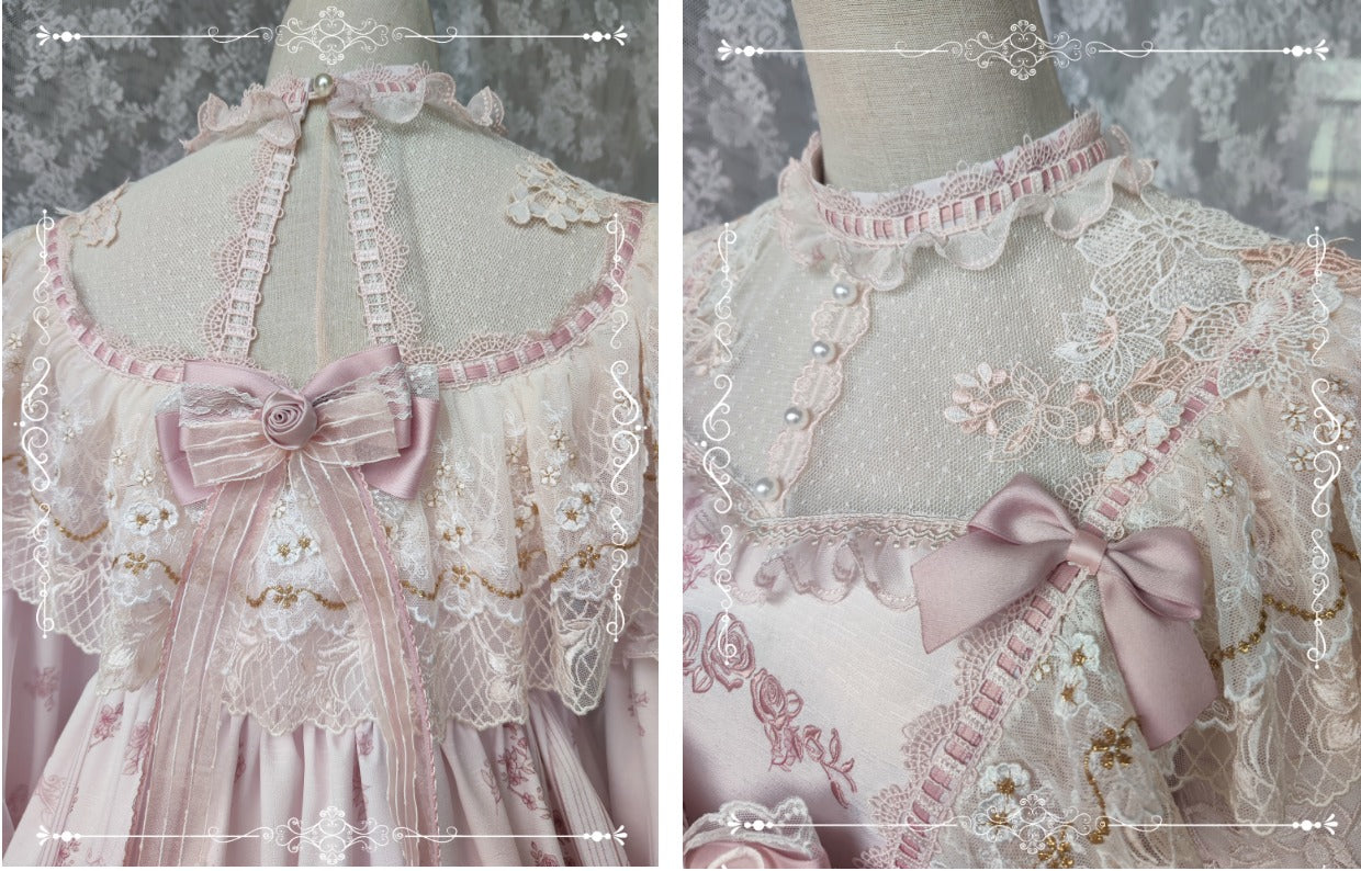 Garden Cat - Sunset Realm Lolita Bride Gorgeous OP FS