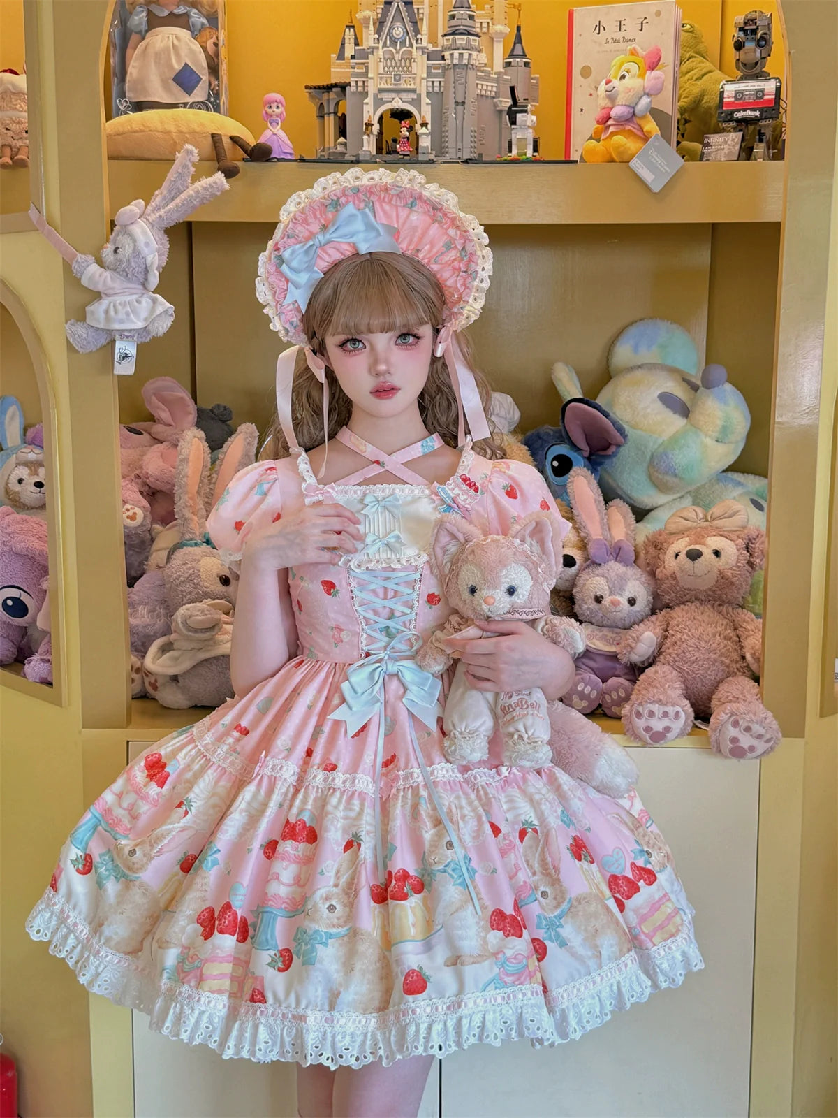 Dark Star Island - Honey Bunny Cake - Sweet Lolita JSK/OP/Strap SK/Shirt