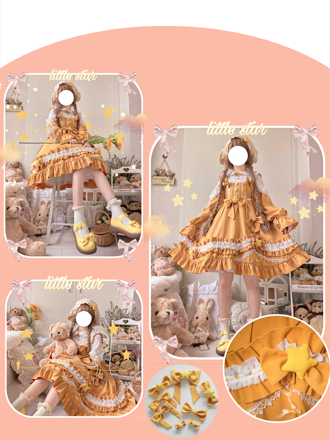 Aurora Kiss - Daily Lolita Winter Dress, Long Sleeve