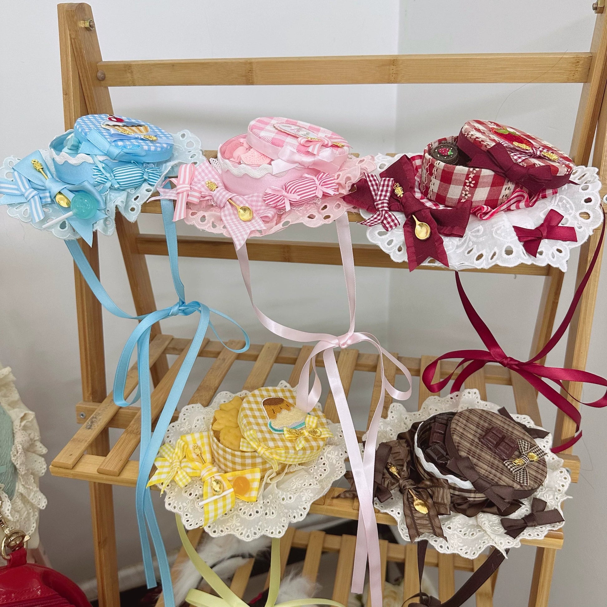 Chestnut Lolita - Sweet Lolita Candy Box Hat Handmade Lolita Top Hat