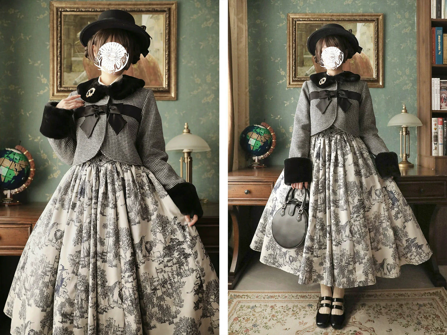 Vcastle - Winter Lolita Coat Short Wool Coat