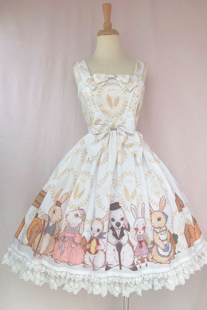 Yilia - Harvest Time At Rabbit Farm - Lolita JSK Dress