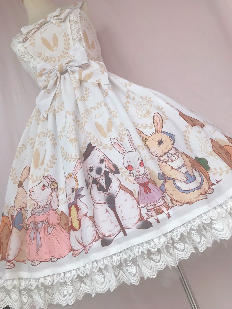 Yilia - Harvest Time At Rabbit Farm - Lolita JSK Dress