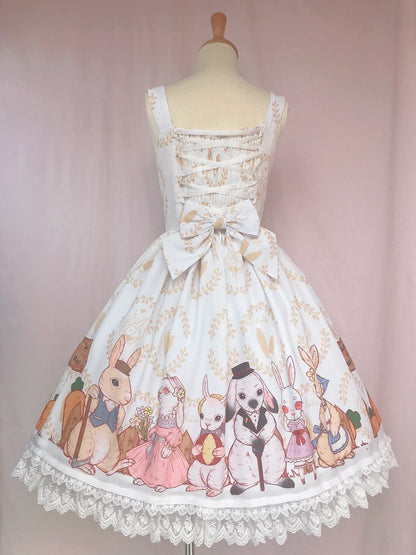 Yilia - Harvest Time At Rabbit Farm - Lolita JSK Dress