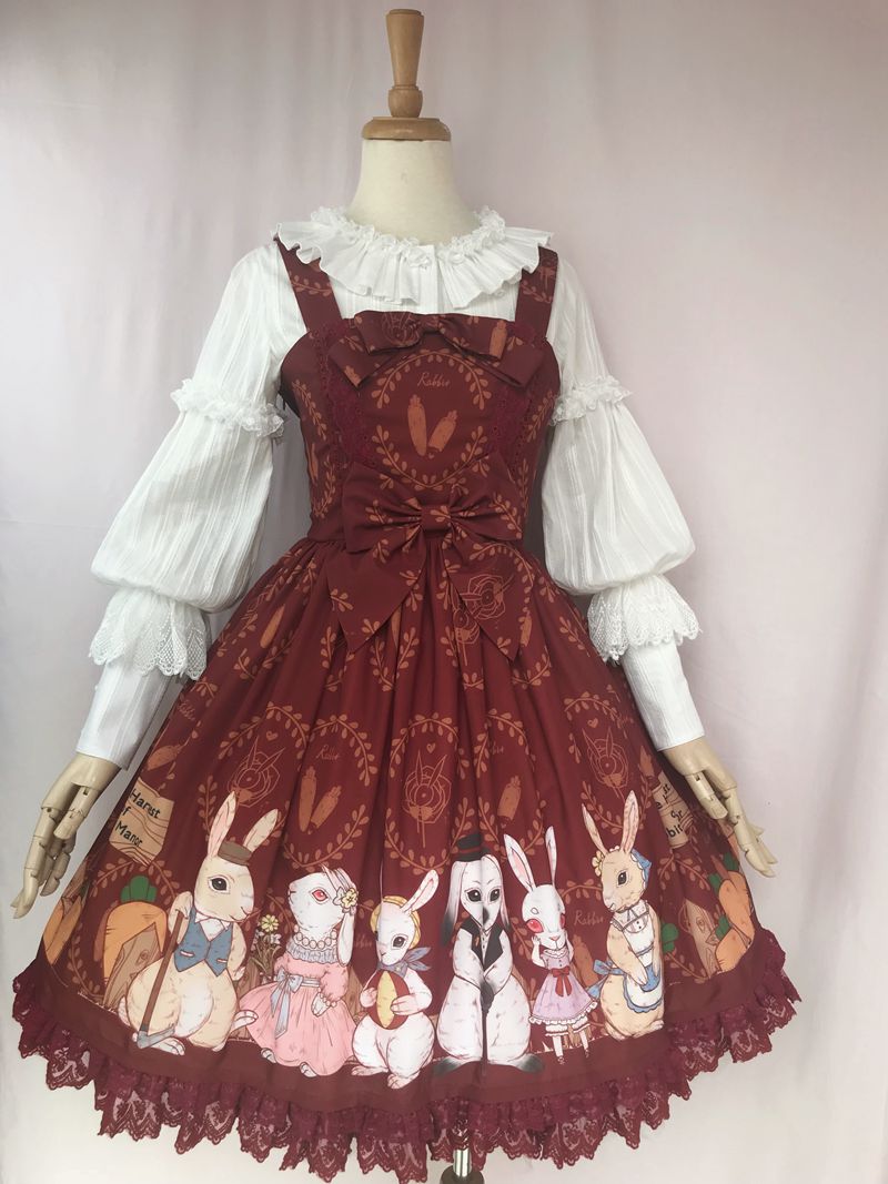 Yilia - Harvest Time At Rabbit Farm - Lolita JSK Dress