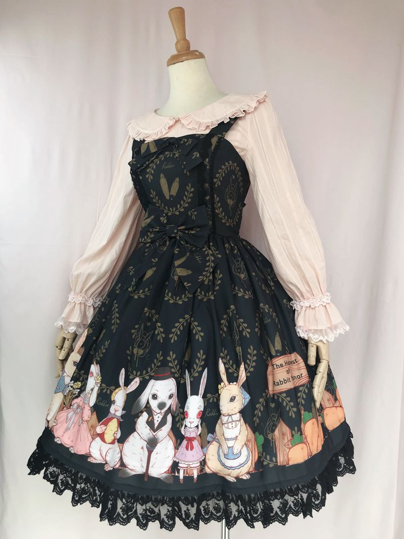 Yilia - Harvest Time At Rabbit Farm - Lolita JSK Dress