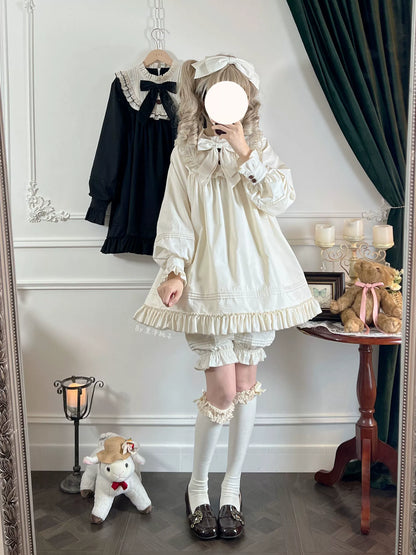 Uncle's Workshop - Lullaby - Cotton Lolita OP Dress Kawaii Lolita Bloomers