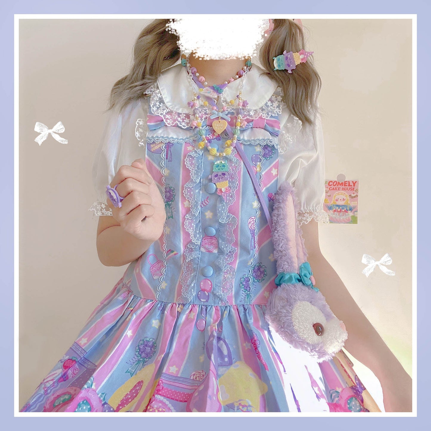 Halloween Alice - Halloween Ice Cream Sweet Short Necklace