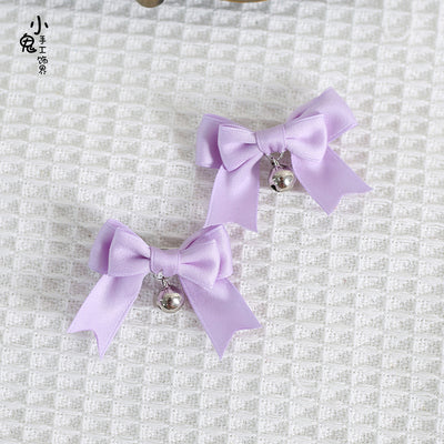 Xiaogui - Sweet Japan Fashion Lolita Bell Bow Clip