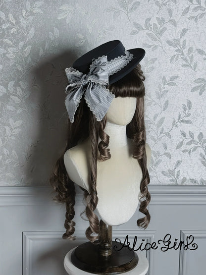Alice Girl - Duke of Victoria - Classic Lolita Top Hat & Brooch