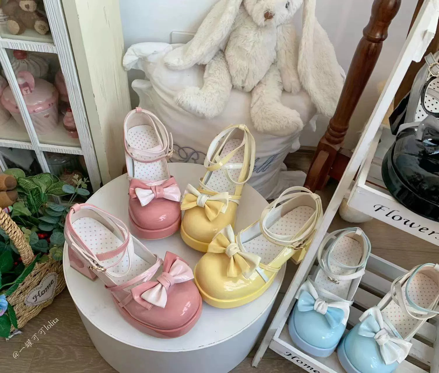 A Can of Cocoa - Heart Function - Sweet Lolita Shoes Gradient Color High Heels