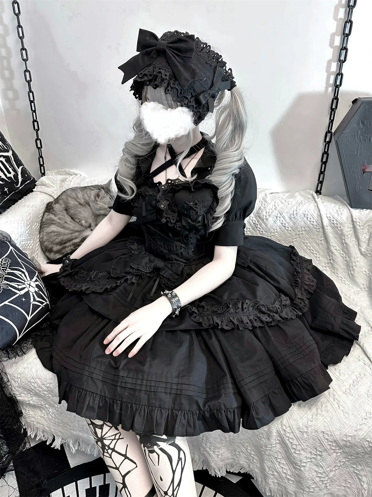 Dark Star Island - Halloween Gothic Lolita JSK Short Lolita Jumper Dress