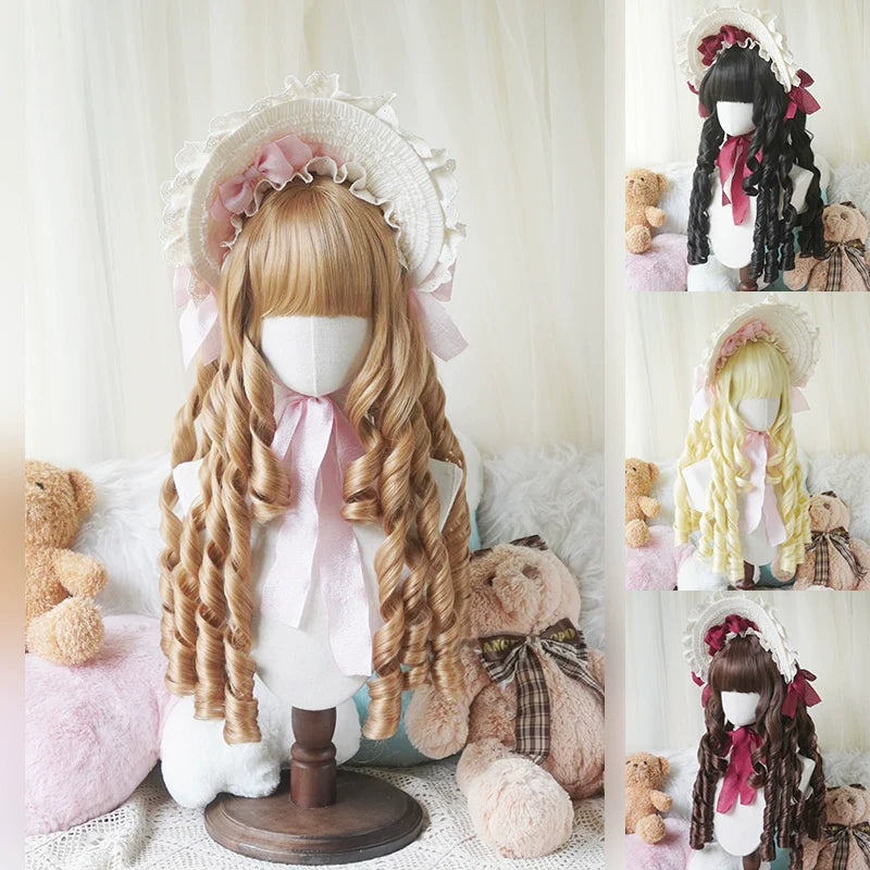 Imperial Tea - Vintage Lolita Wig Doll-Like Elegant Hair
