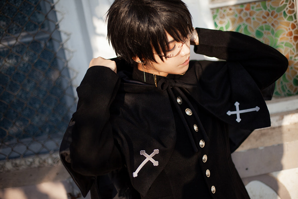 La Pomme - Ringo Monogatari - Ouji Lolita Stand Collar Coat