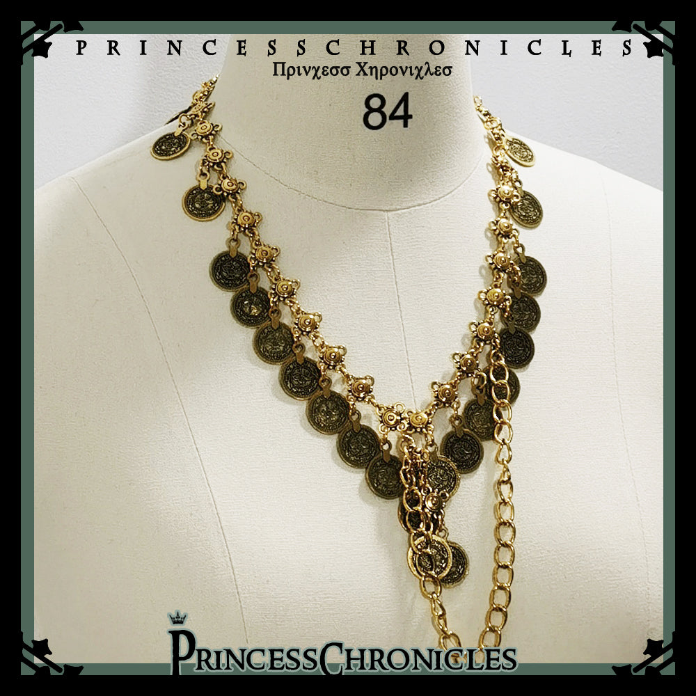 Princess Chronicles - Black Cat - Vintage Ouji Lolita Necklace