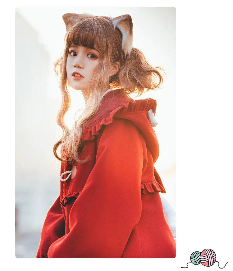 Fairy Cat - Sweet Lolita Coat Autumn and Winter Lolita Outwear