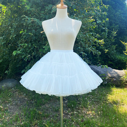 Flower Fieldhappy Event - Lolita White A-Line Shape Petticoat