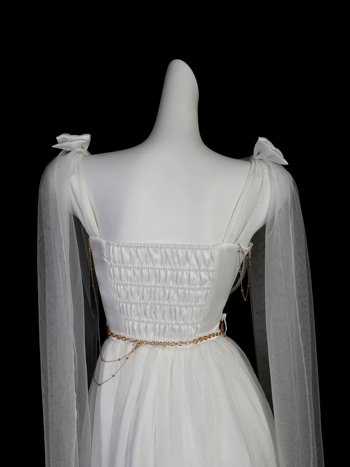 Cornfield Lolita - Divine - Elegant Greek Mythology Style Lolita JSK Irregular Hem White JSK Dress