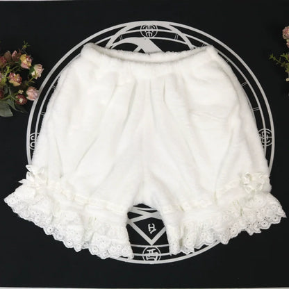 DMFS Lolita - Winter Lolita Fleece Bloomer Plush Lolita Homewear