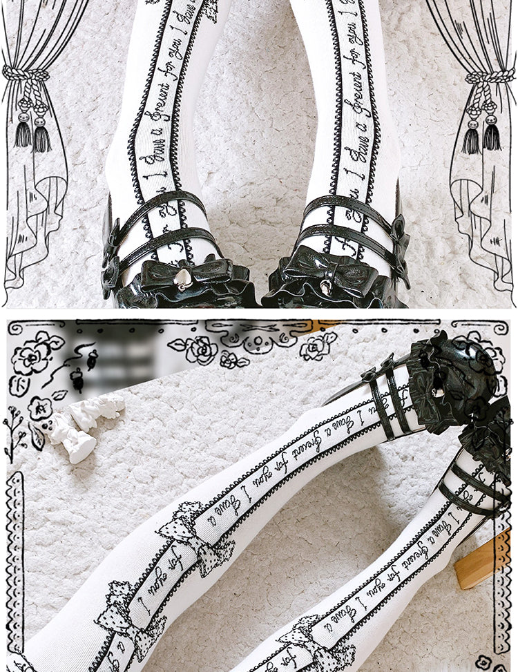 Roji roji - Annie's Gift Cotton Lolita Stockings