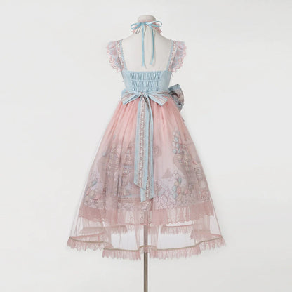 Designer Gift - CloudPlay - Sweet Lolita JSK Dress, Carousel Print