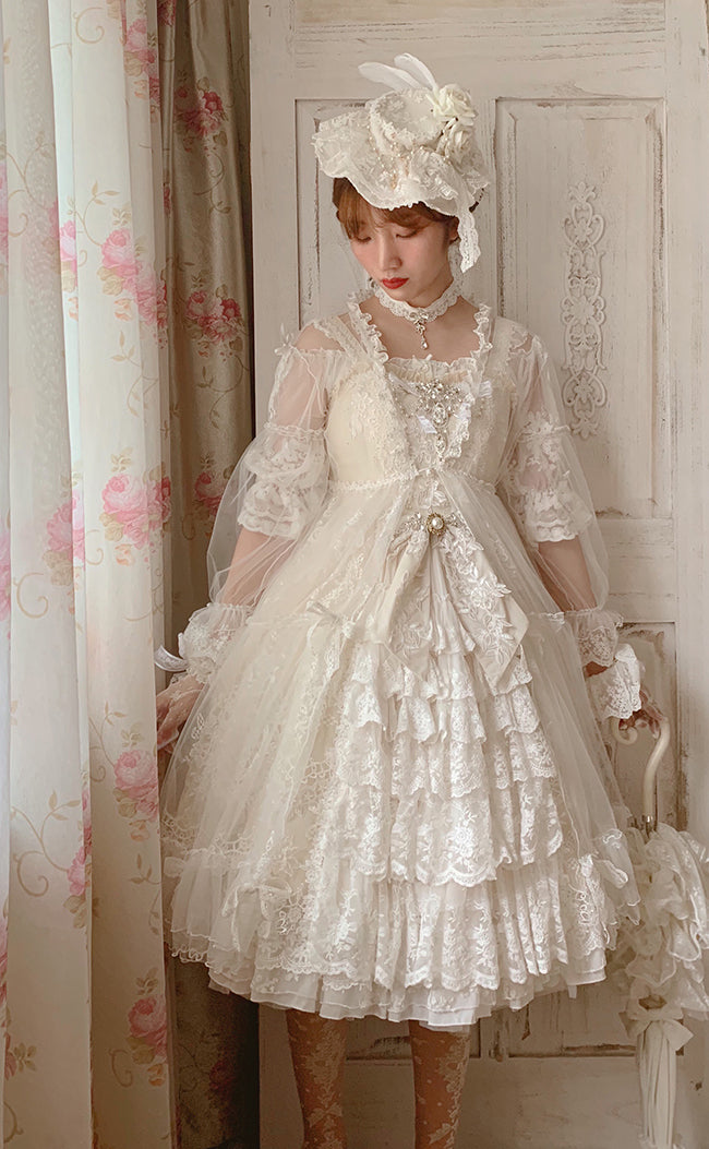 Sweet Wood - Secret Garden In Midsummer - Elegant Lolita Bridal JSK