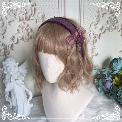 Chestnut Lolita - Louvre Vineyard Accessory Hairband Retro Lolita KC