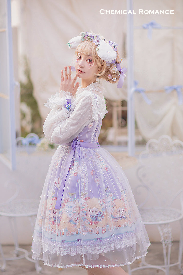 Chemical Romance - Lamb Postman - Sweet Lolita Printed JSK Dress