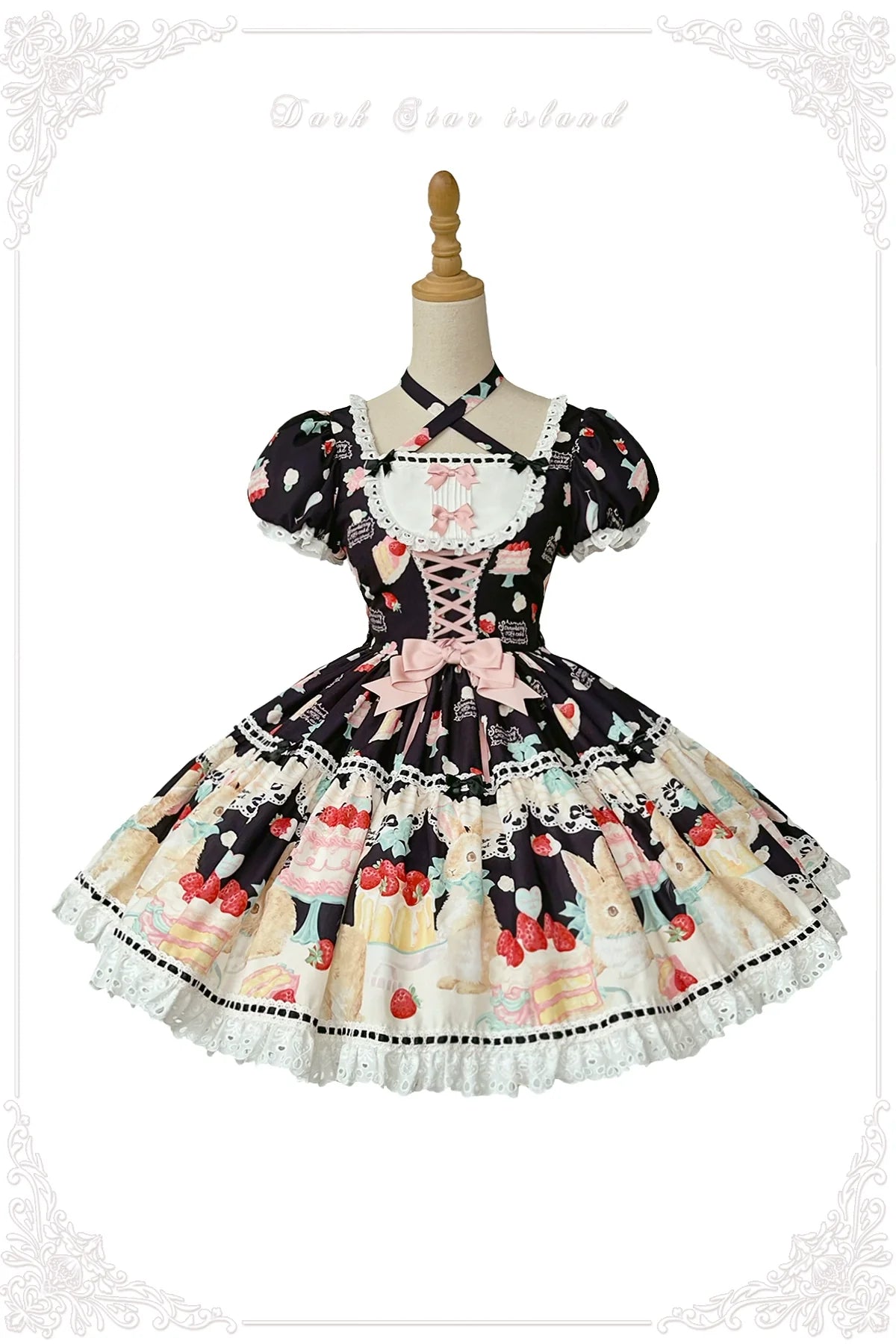 Dark Star Island - Honey Bunny Cake - Sweet Lolita JSK/OP/Strap SK/Shirt