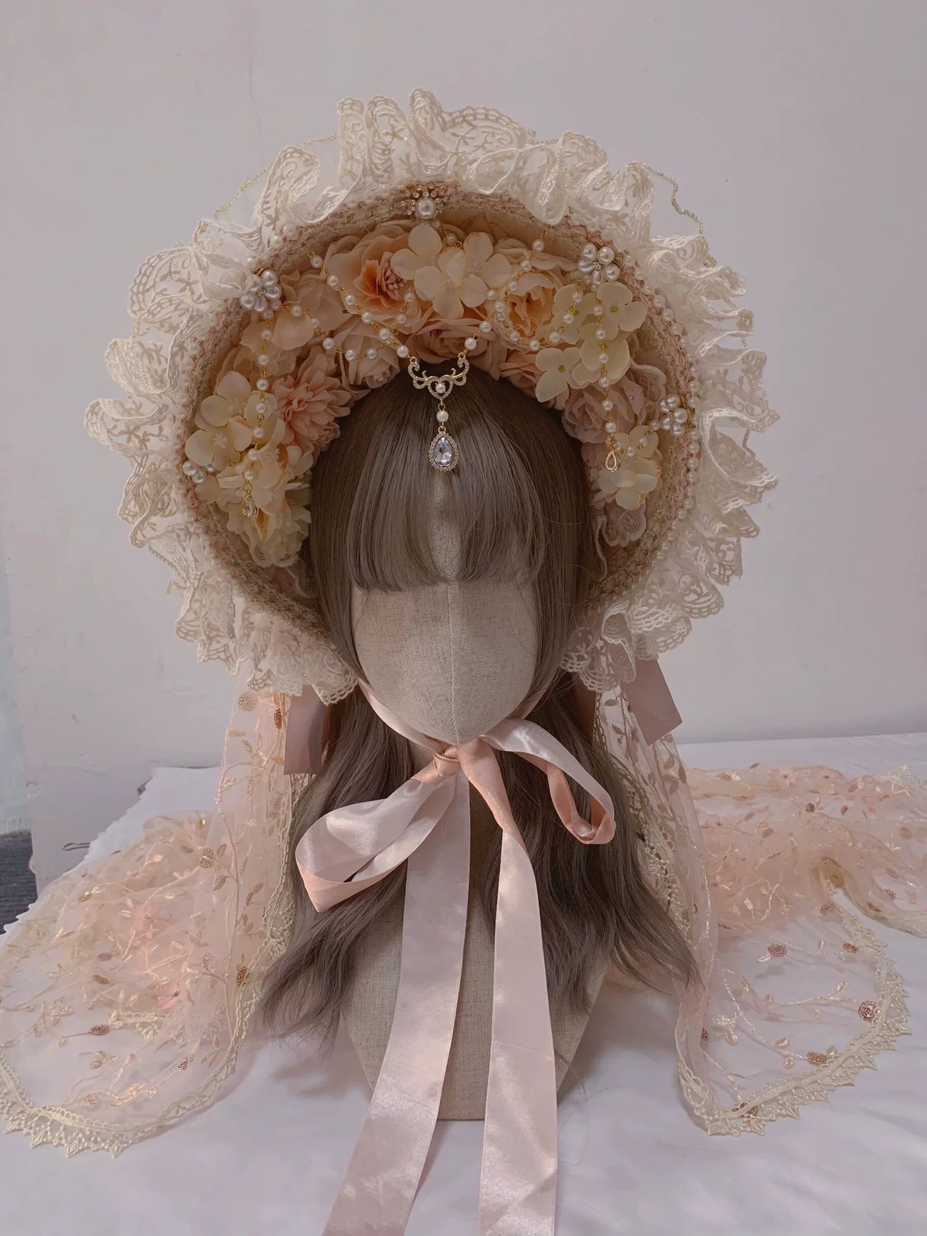 Cat Fairy - Spring Gift Box - Pink Classic Lolita Accessories Handmade Lace