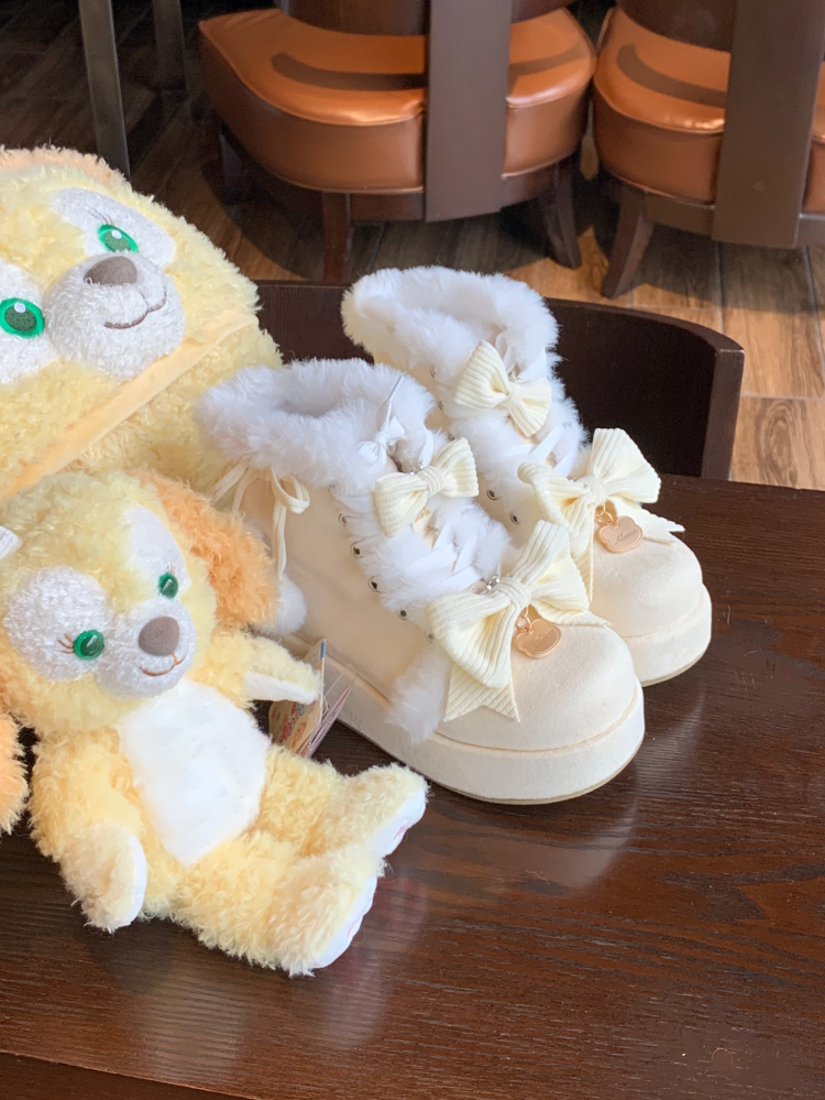 Aimee - Warm - Winter Sweet Lolita Snow Boots Thick Sole Fleece Shoes