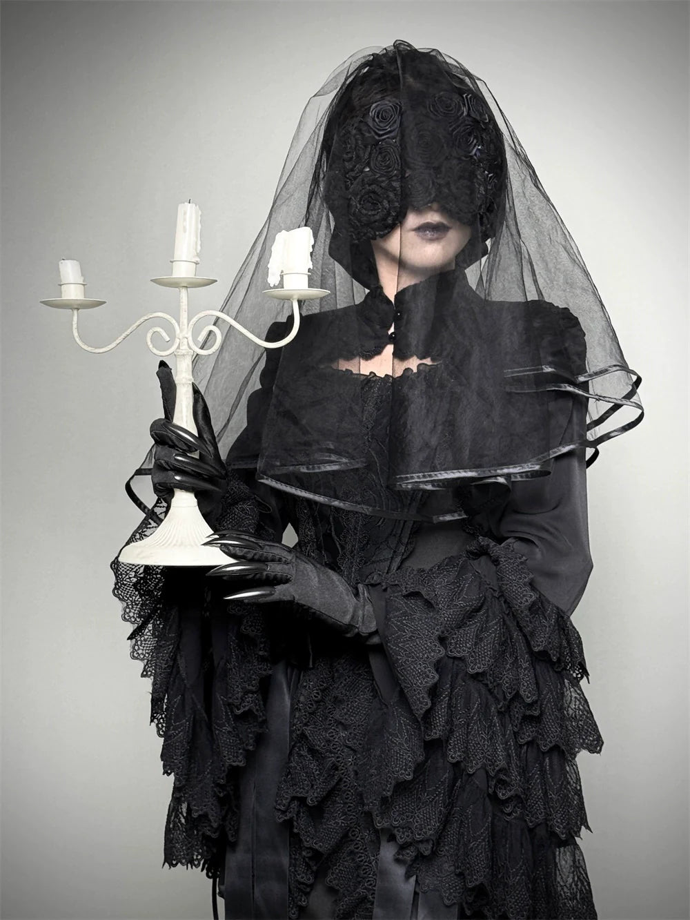 LeMiroir - Saint - Gothic Lolita Bolero Skirt Mermaid Dress Corset